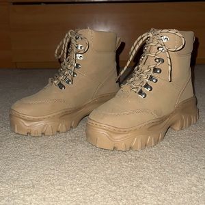 Oh Polly Chunky Combat Boots
